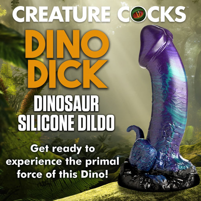 🦖 Dino-Dick Silicone Dragon Dildo - 2 SIZES