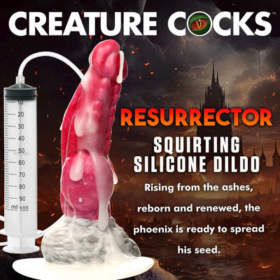 9 Inch Resurrector | Squirting Dildo - Ejaculating Dildo - Fantasy Dildo