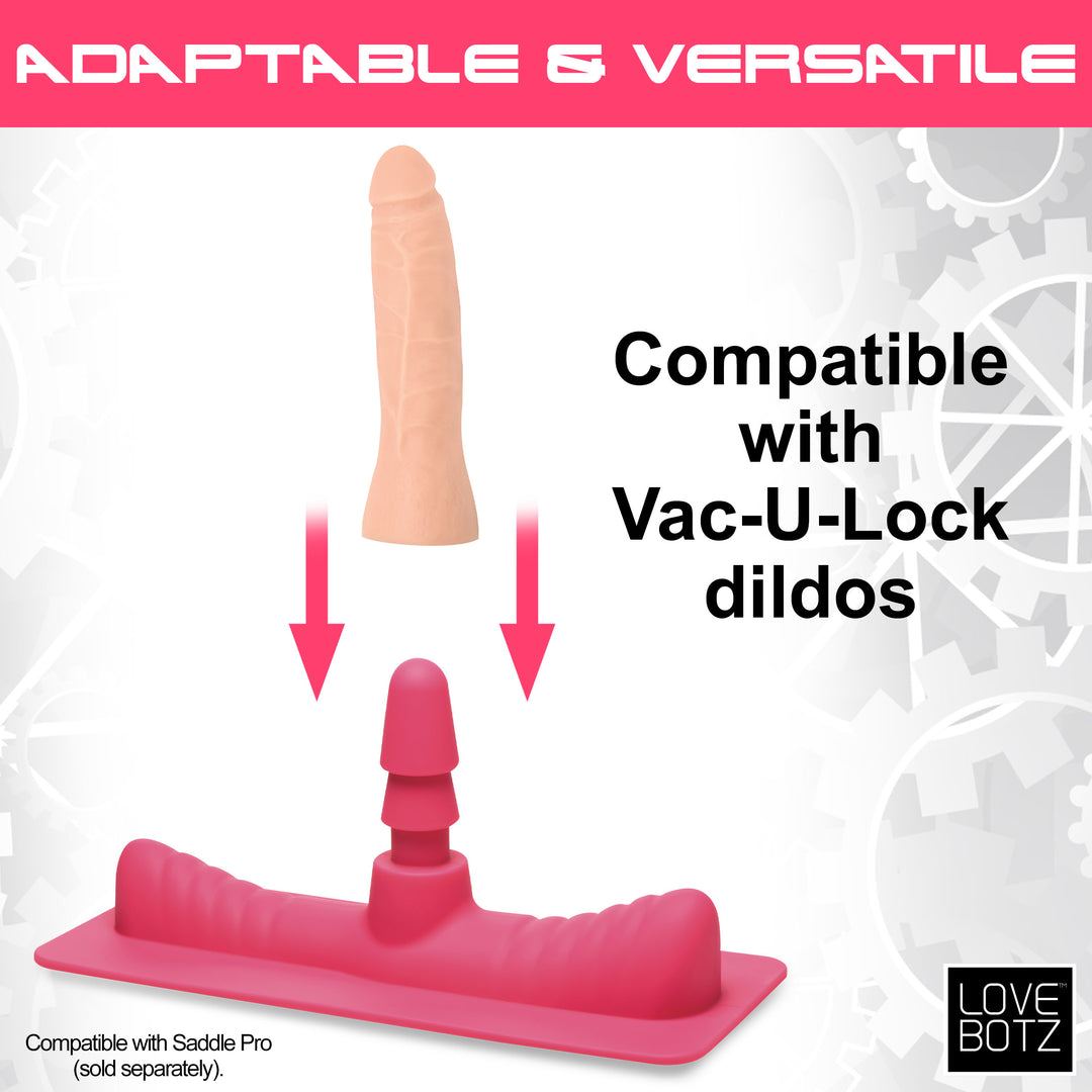 LoveBotz Saddle Adapter with Dildo for the Saddle Pro
