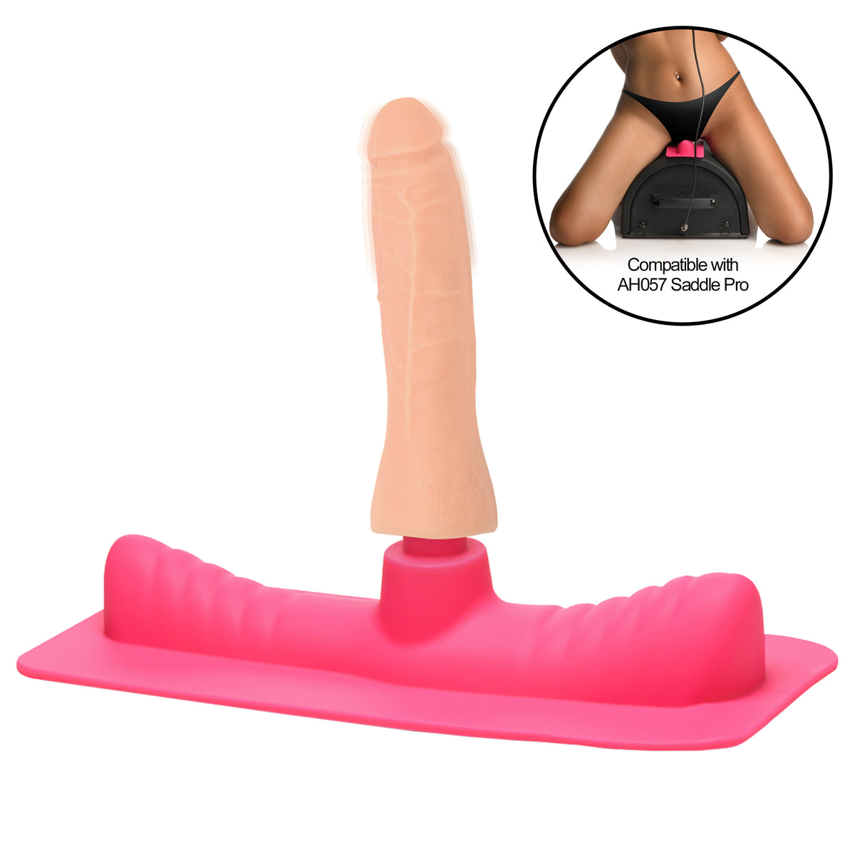 LoveBotz Saddle Adapter with Dildo for the Saddle Pro