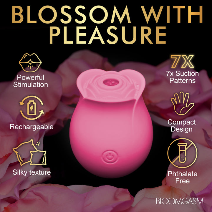 The Perfect Rose Clitoral Stimulator - Clit Sucker Red or Pink
