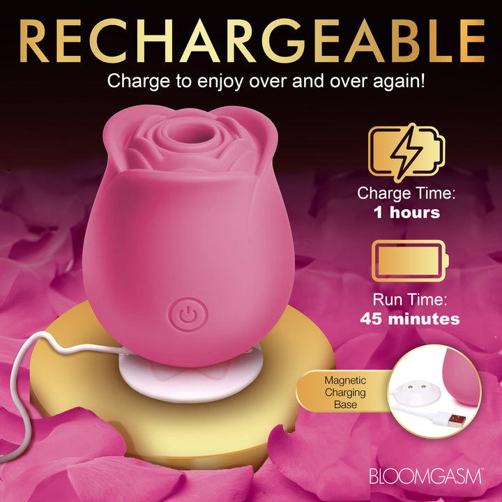 The Perfect Rose Clitoral Stimulator - Clit Sucker Red or Pink