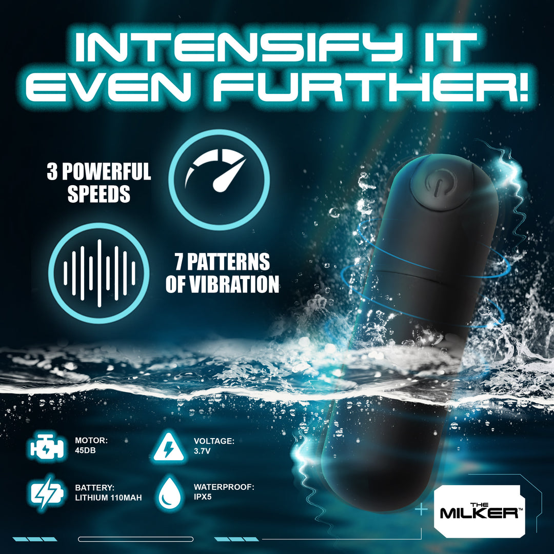 The Milker Vibrating Male Masturbator Penis Toy