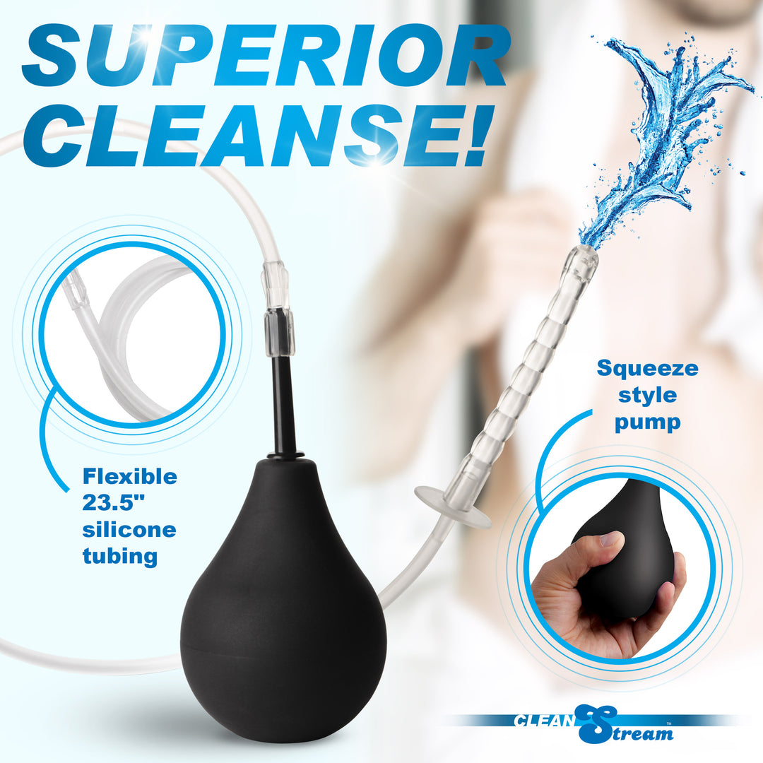 CleanStream Enema Bulb Kit with Tubing and 3 Tips