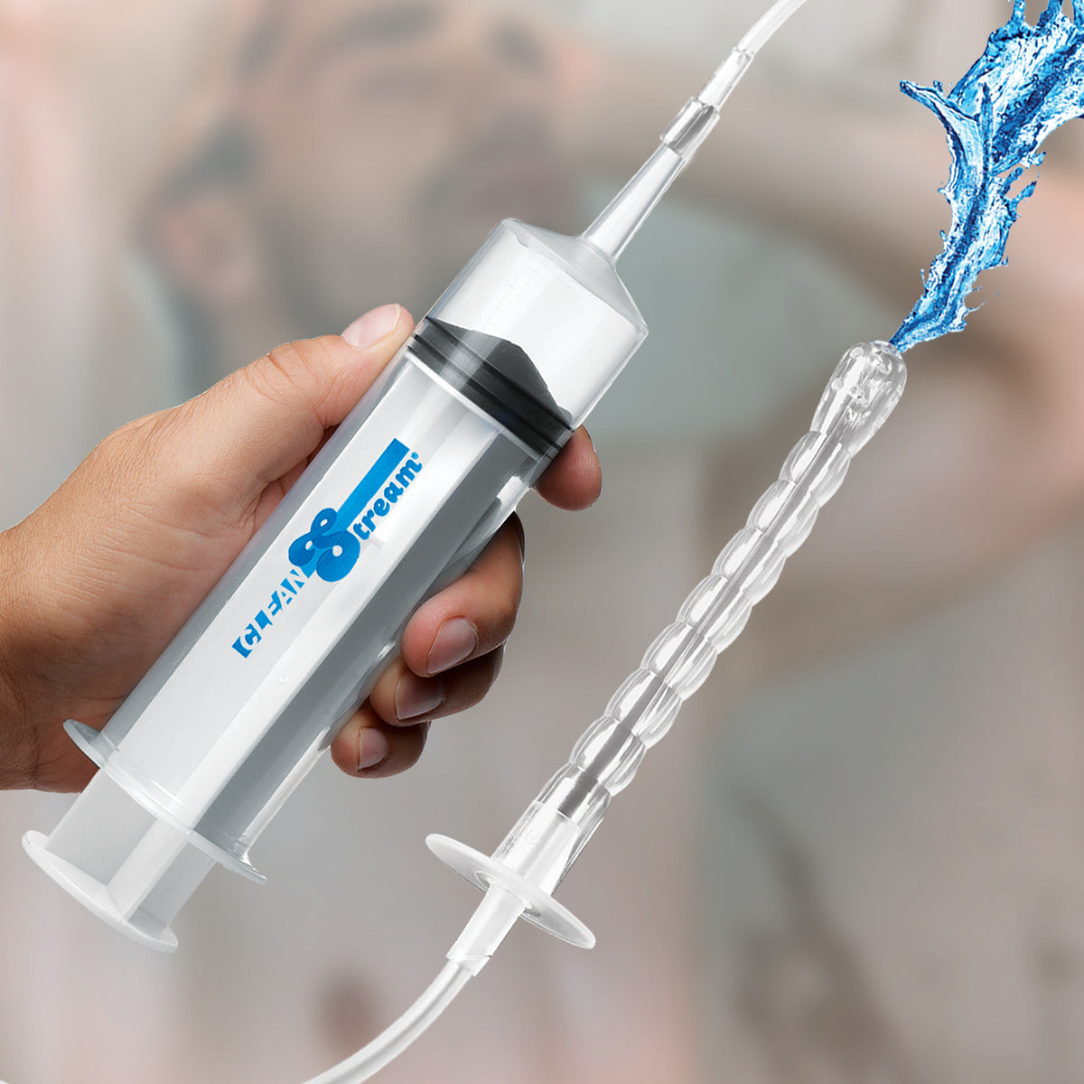 CleanStream Enema Syringe with Tubing and 3 Tips