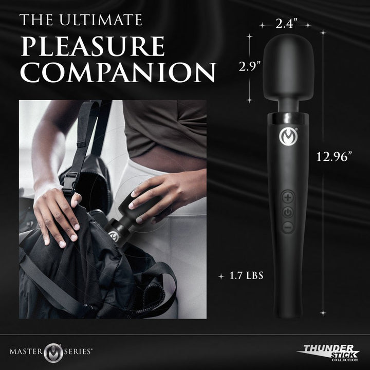 🤯 Thunderstick Pro Silicone 11 000 RPM Wand Massager
