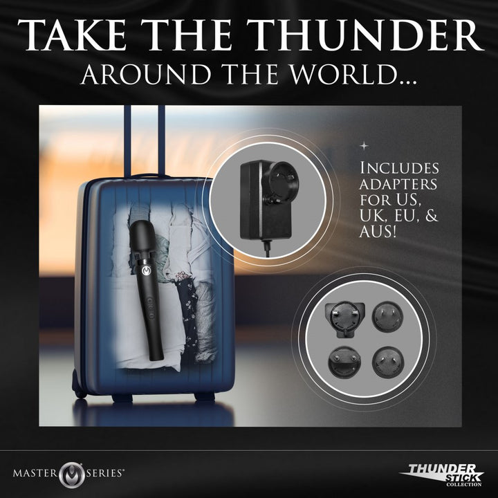 🤯 Thunderstick Pro Silicone 11 000 RPM Wand Massager