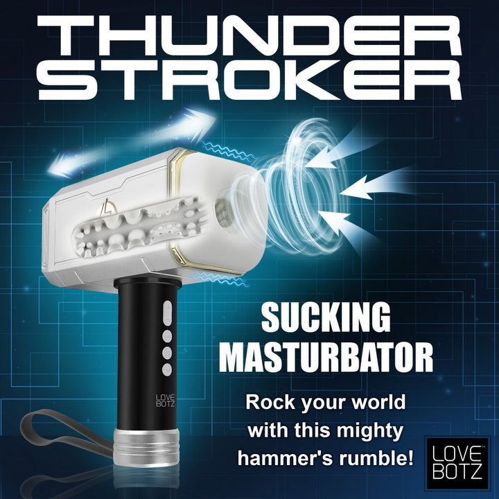 Thunder Stroker Vibrating and Sucking Masturbator