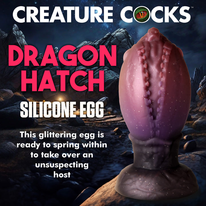 Dragon Hatch Silicone Fantasy Butt Plug w/ Suction Cup in 2 SIZES
