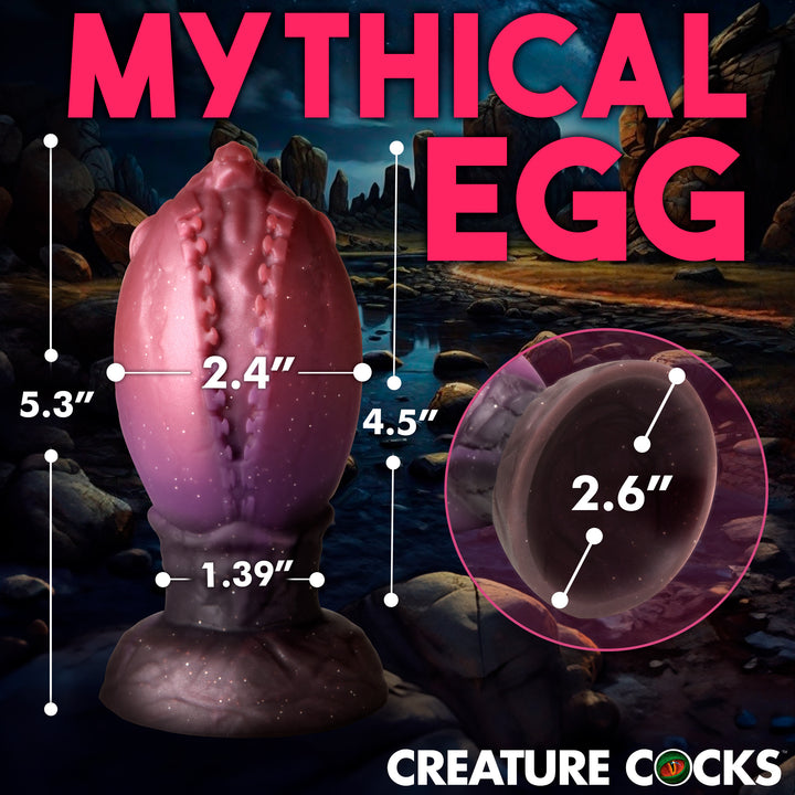 Dragon Hatch Silicone Fantasy Butt Plug w/ Suction Cup in 2 SIZES