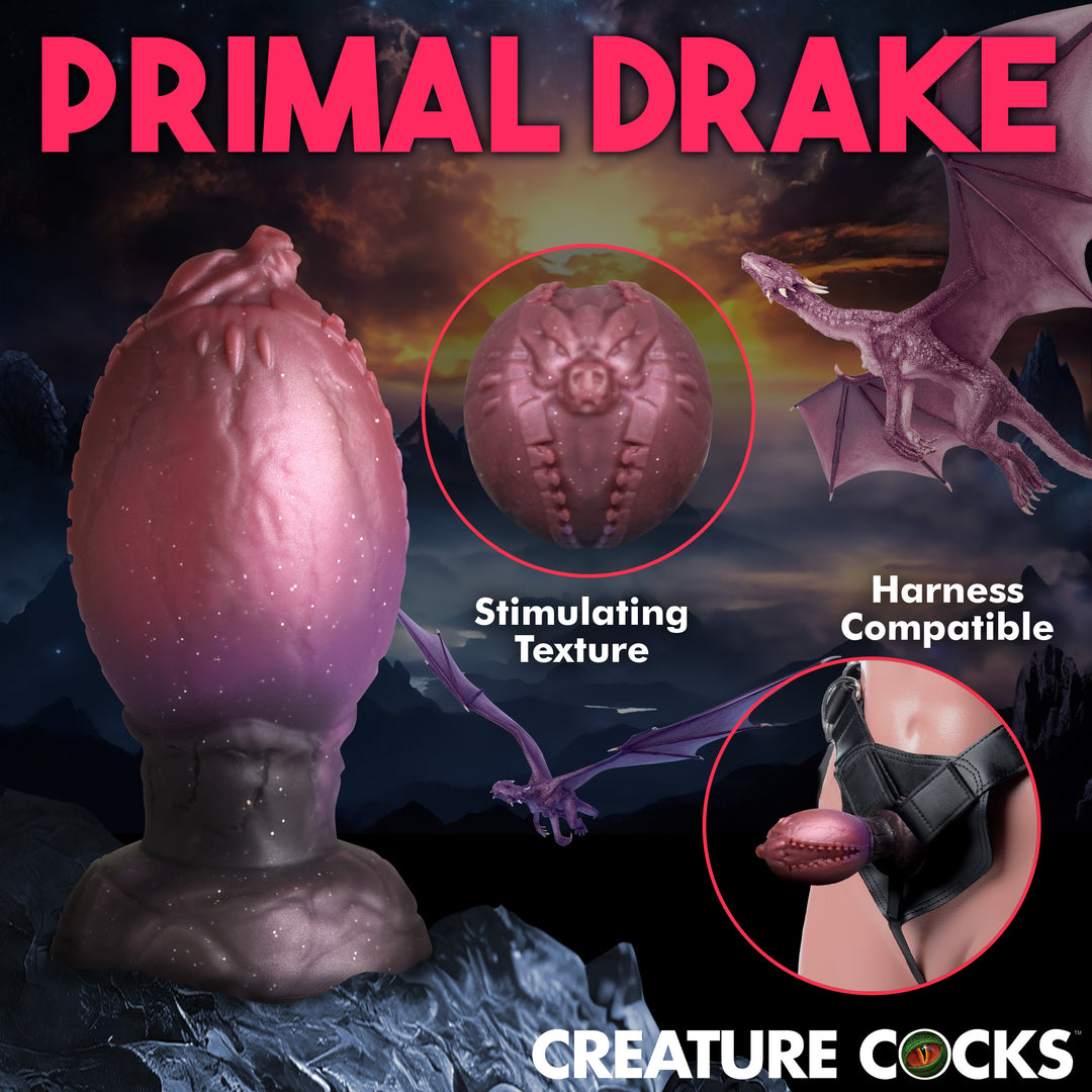 Dragon Hatch Silicone Fantasy Butt Plug w/ Suction Cup in 2 SIZES