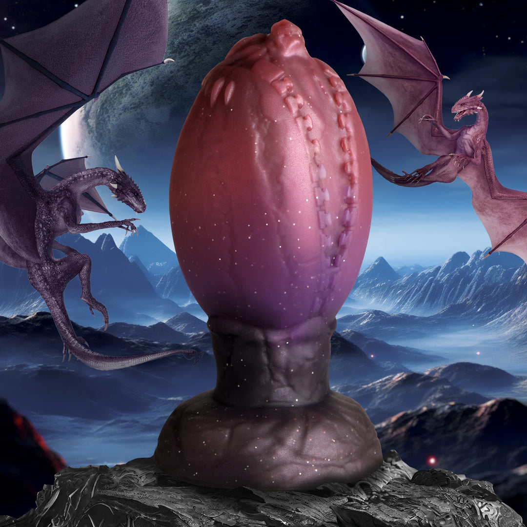 Dragon Hatch Silicone Fantasy Butt Plug w/ Suction Cup in 2 SIZES