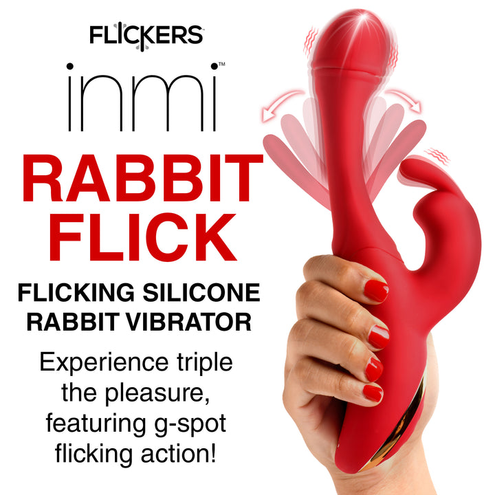 Inmi Flicking Silicone Rabbit Vibrator