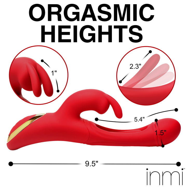 Inmi Flicking Silicone Rabbit Vibrator