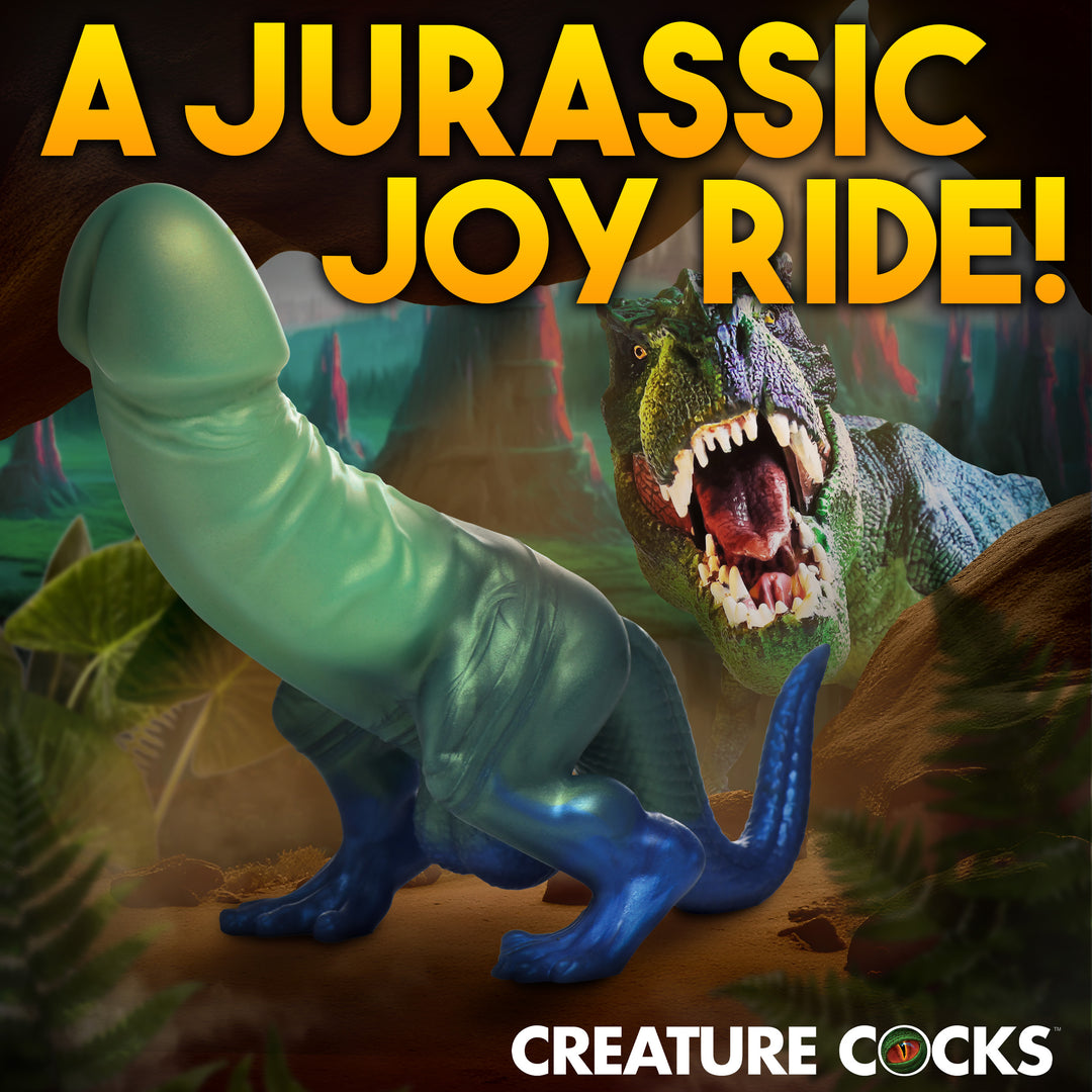 Jurassic Cock 10 Inch Silicone Dinosaur Dildo