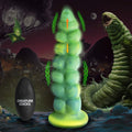 Squirmer 8.8 Inch Thrusting & Vibrating Monster Dildo w/ Suction Cup