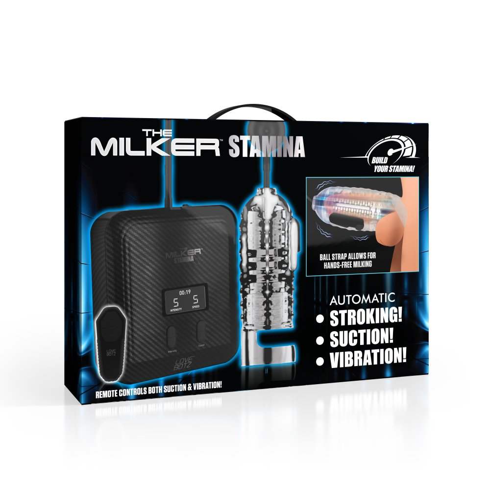 The Milker Vibrating Male Masturbator Penis Toy - packaging