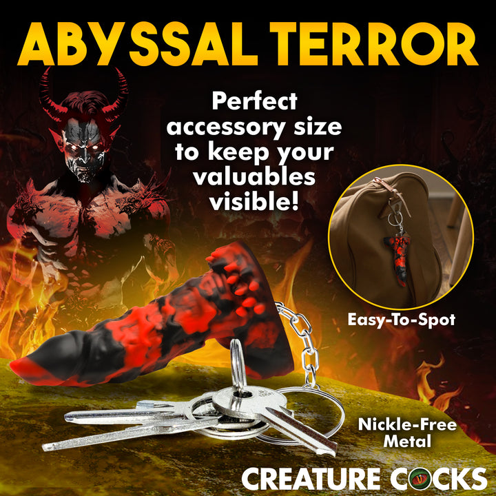 Fire Demon Mini Dildo Keychain