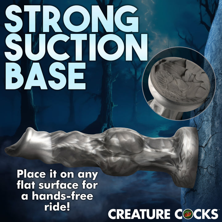 Night Prowler Silicone Wolf Knot Dildo in 3 SIZES w/ Suction Cup