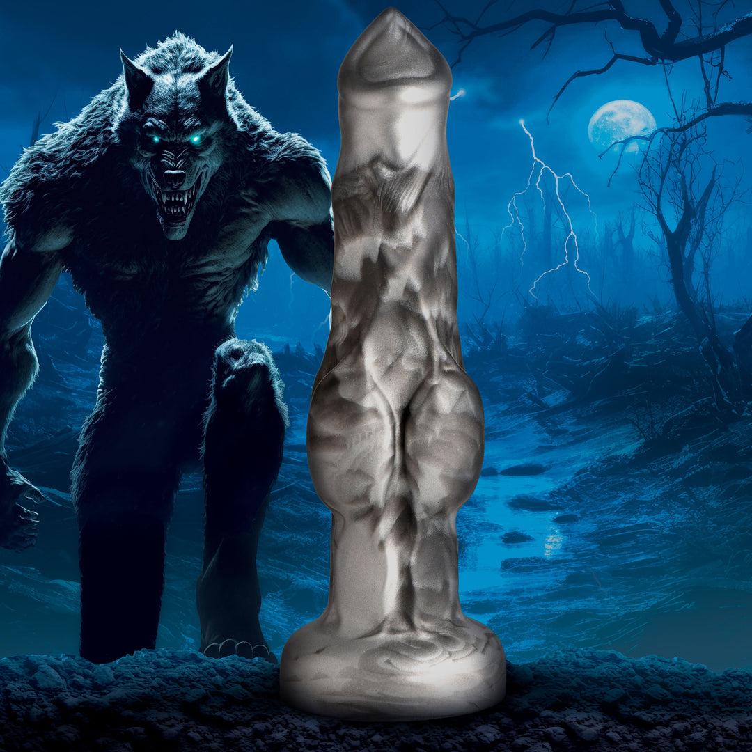 Night Prowler Silicone Wolf Knot Dildo in 3 SIZES w/ Suction Cup