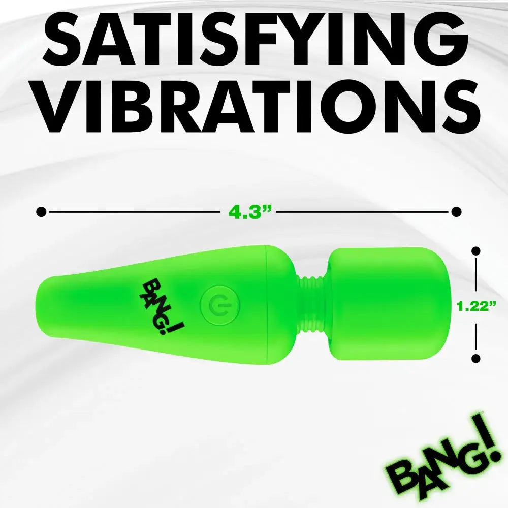 Glow-in-the-Dark Silicone Wand Massager