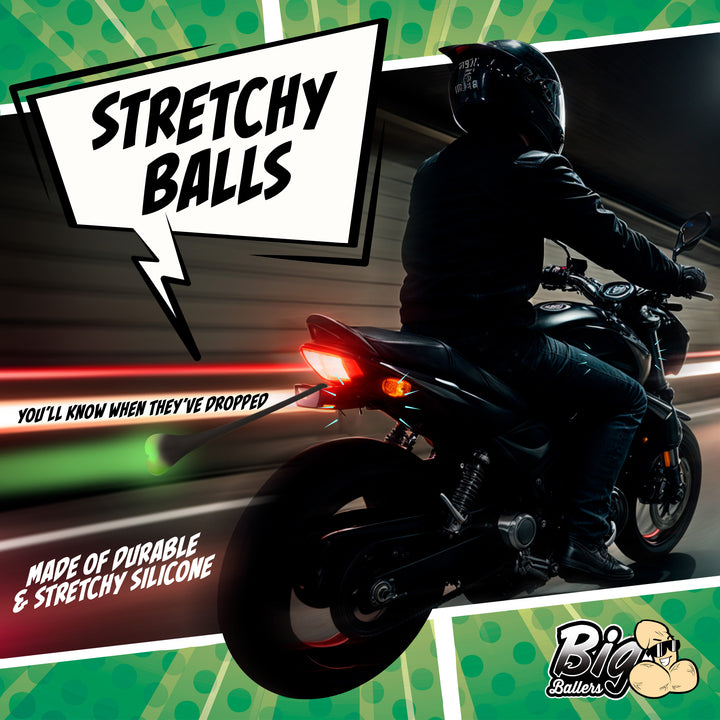 Teeny Weeny Light-Up Truck Nuts in Black