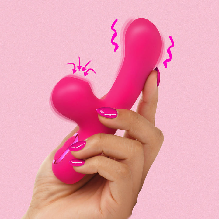 Bang! Mini Suction Silicone G-Spot Rabbit Vibrator