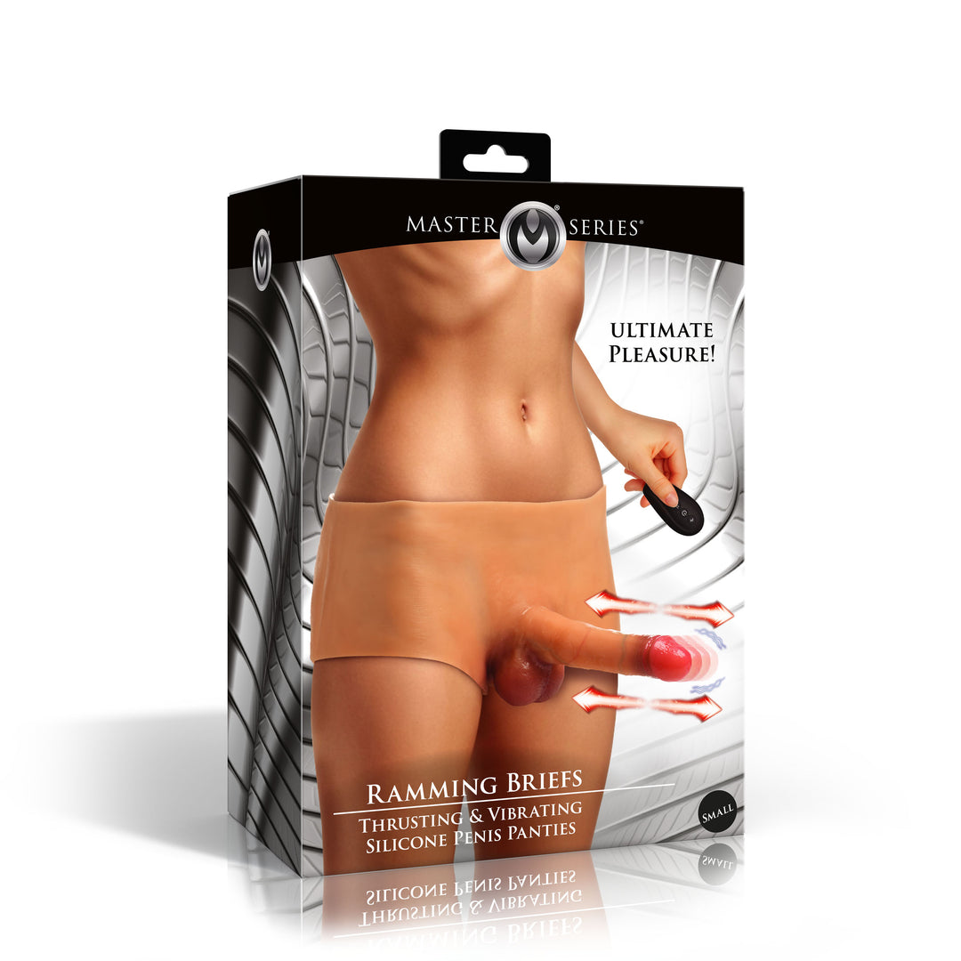 Master Series Ramming Briefs Thrusting Penis Panties, Small