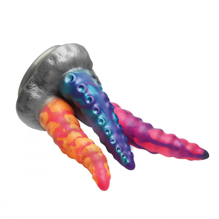Tenta-Trio 8.8 Inch Silicone Tentacle Dildos w/ Suction Cup