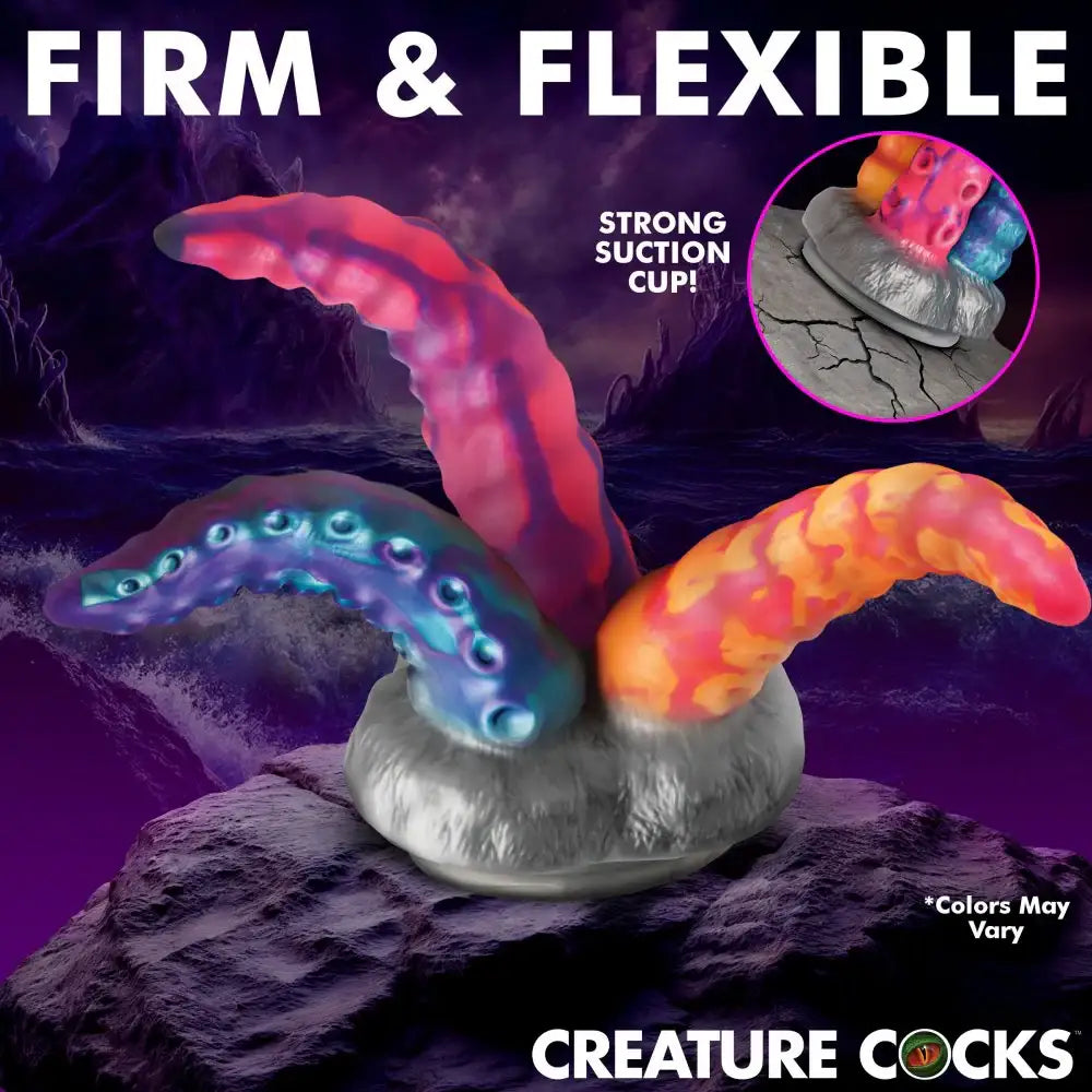 Tenta-Trio 8.8 Inch Silicone Tentacle Dildos w/ Suction Cup