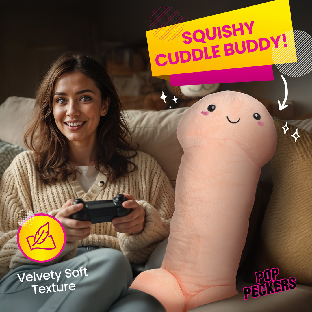Happy Penis Pillows - 3 SIZES Great Gag Gift Idea