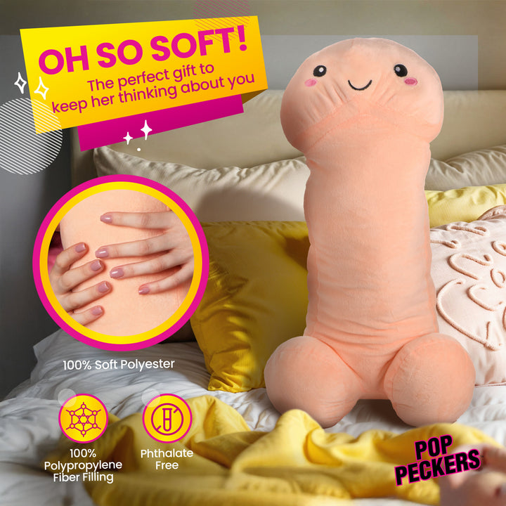Happy Penis Pillows - 3 SIZES Great Gag Gift Idea
