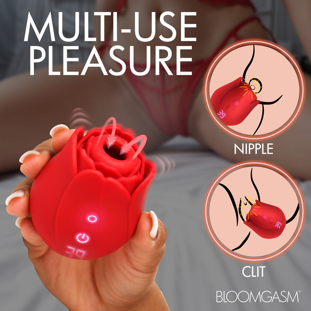 Cyber Rose Sucking and Vibrating Clitoral Stimulator