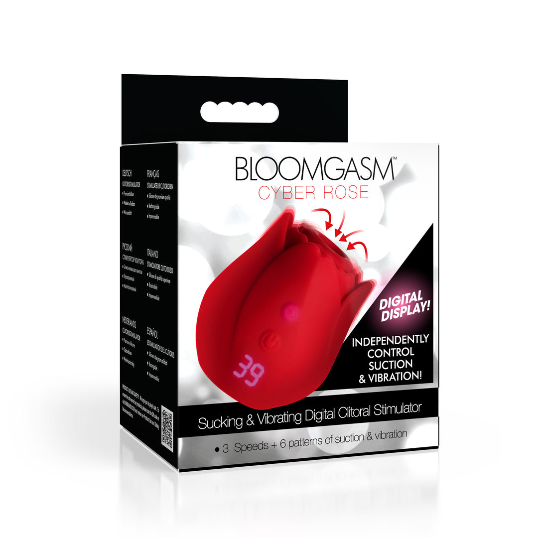 Cyber Rose Sucking and Vibrating Clitoral Stimulator