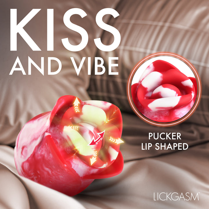 Sweet Kiss Kissing and Vibrating Clitoral Stimulator, Swirl