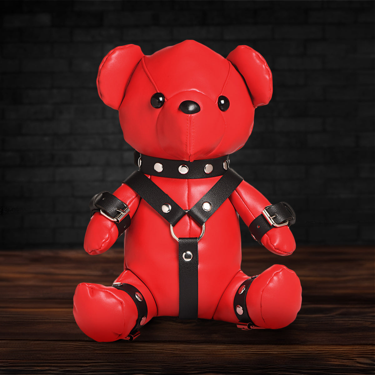 Gimp Teddy Bear in Red