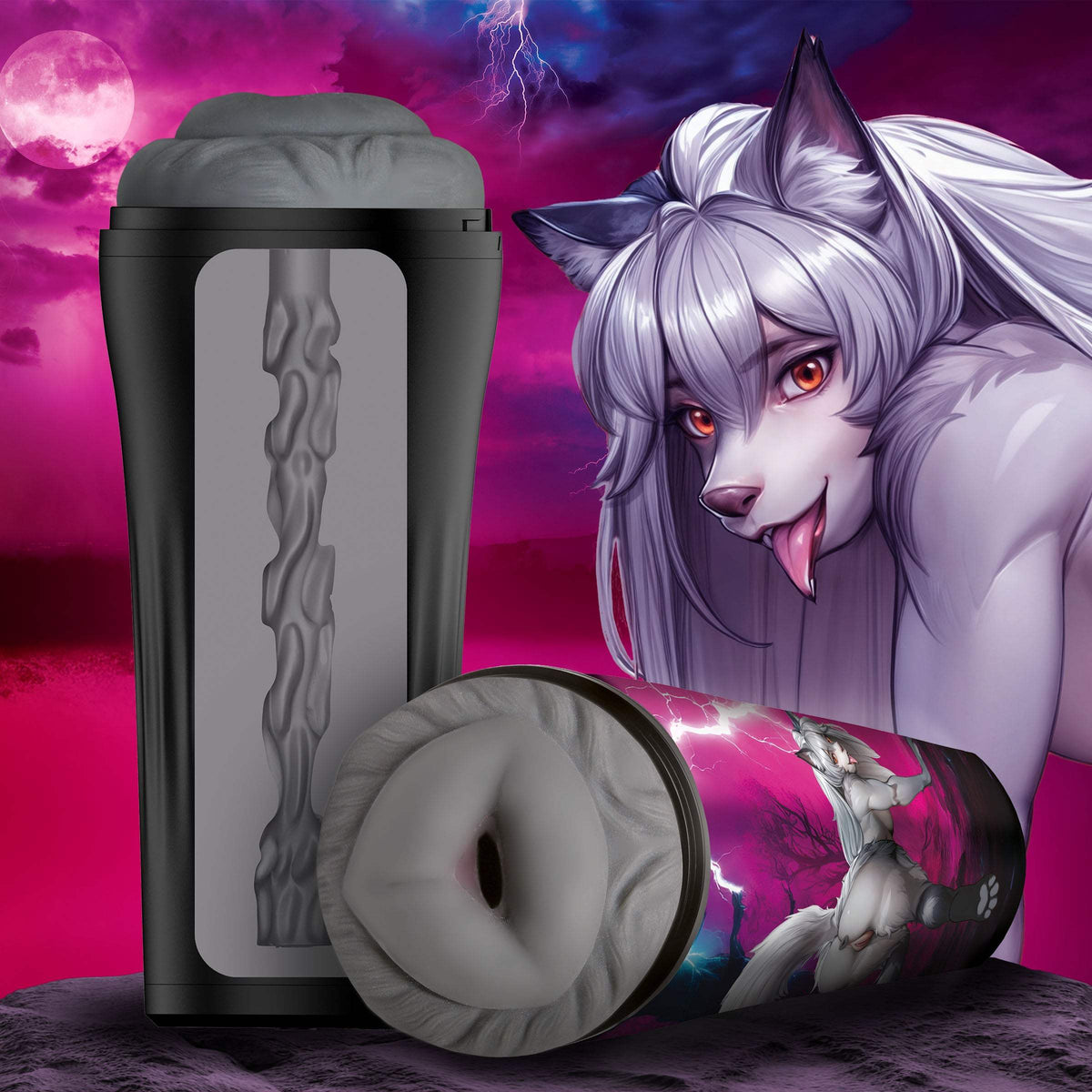 Wolf Ass 8.7 Inch Furry Stroker Masturbation Sleeve