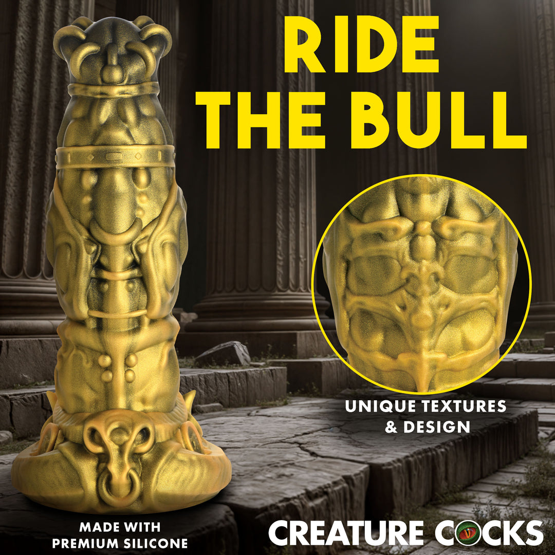 King Minotaur 9.3 Inch Silicone Monster Dildo w/ Suction Cup