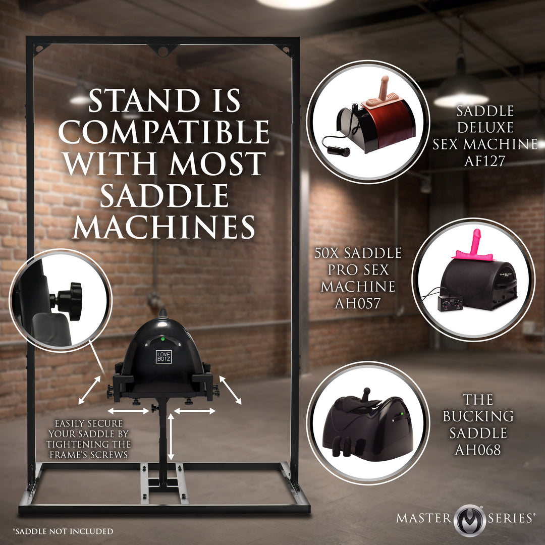Pleasure Post Standing Saddle Built-In Restraint Frame