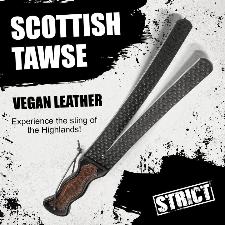 Strict Scottish Tawse Vegan Leather Split Paddle