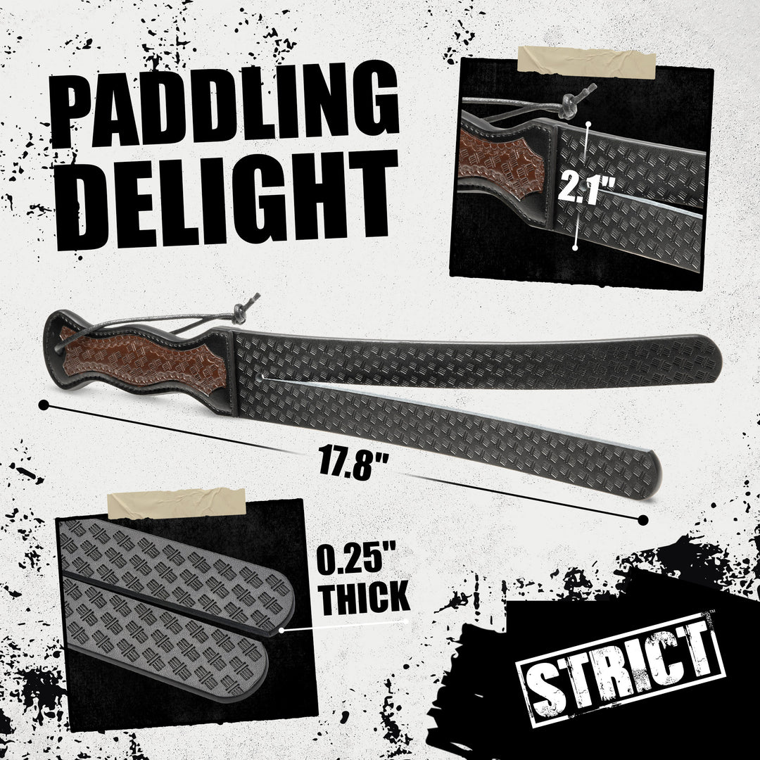 Strict Scottish Tawse Vegan Leather Split Paddle