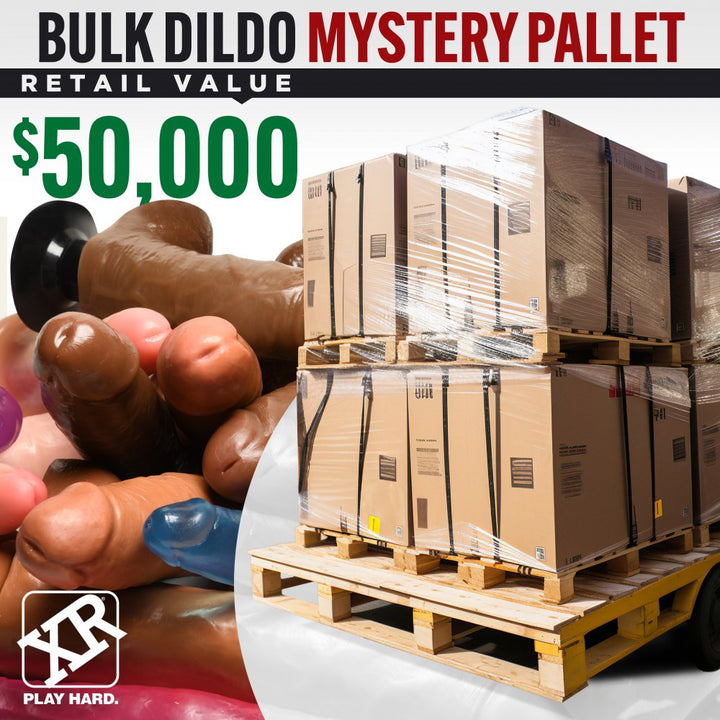 📦❓ Up to 1000 Bulk Dildos Mystery Pallet