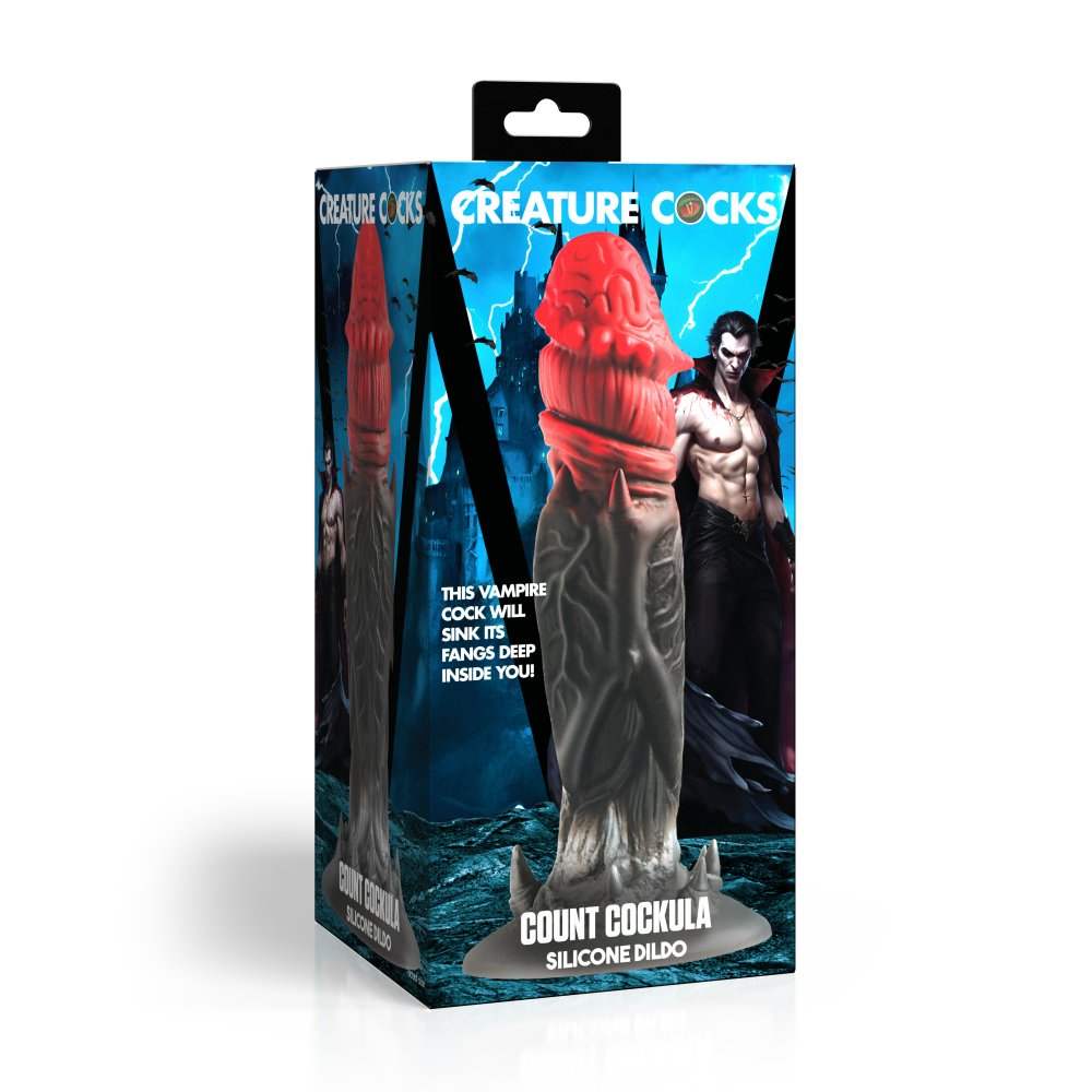 Cockula 9 Inch Silicone Fantasy Dildo w/ Suction Cup - packaging