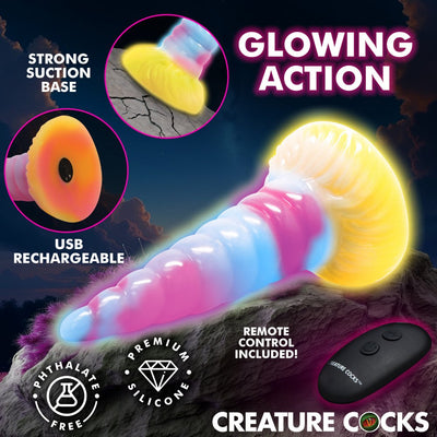 7.7 Inch Unicorn | Glowing & Vibrating Fantasy Dildo