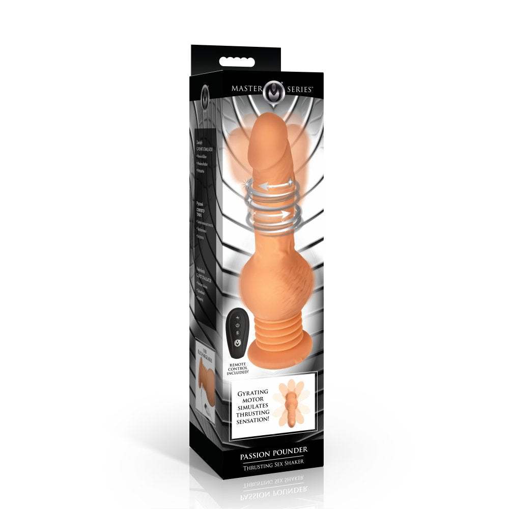 9.4 Inch Passion Pounder Thrusting & Vibrating Dildo