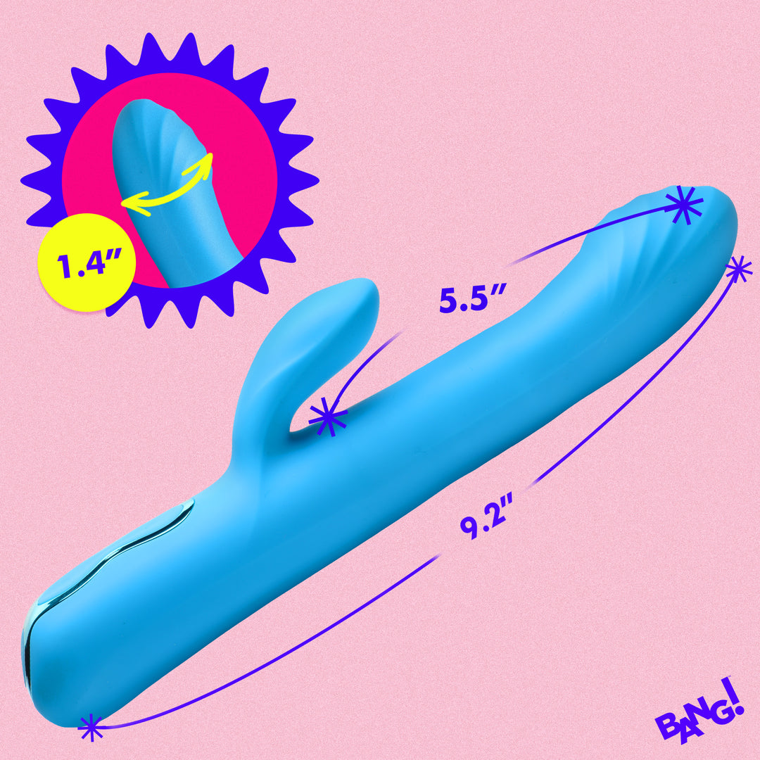Bang! Rotating Beaded Silicone Rabbit Vibrator