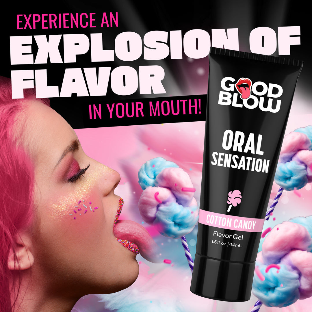 Good Blow Cotton Candy Warming Oral Sensation Gel
