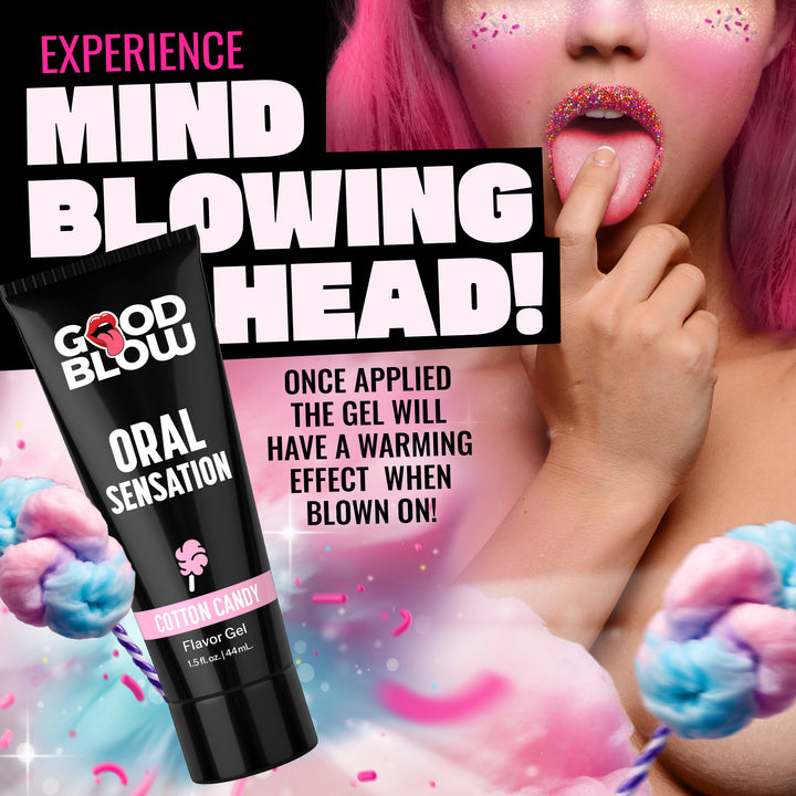 Good Blow Cotton Candy Warming Oral Sensation Gel