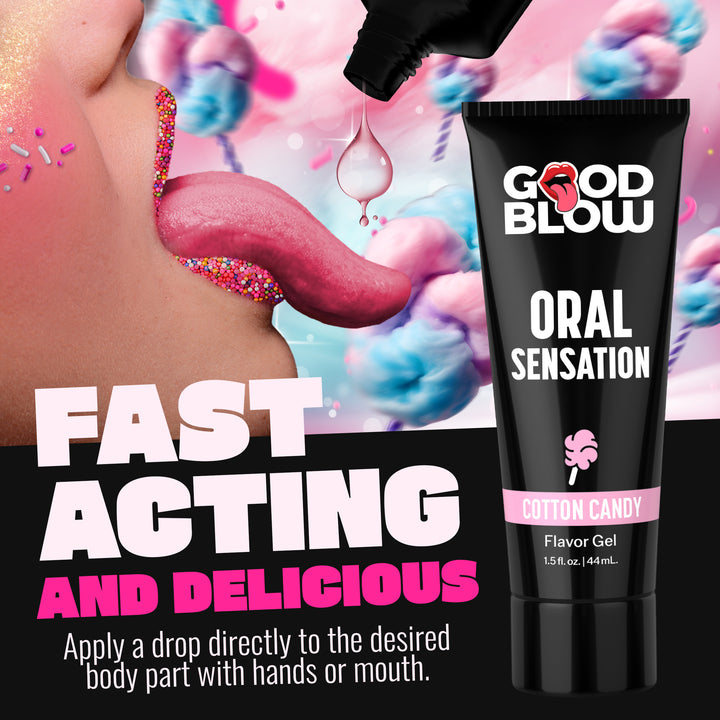 Good Blow Cotton Candy Warming Oral Sensation Gel