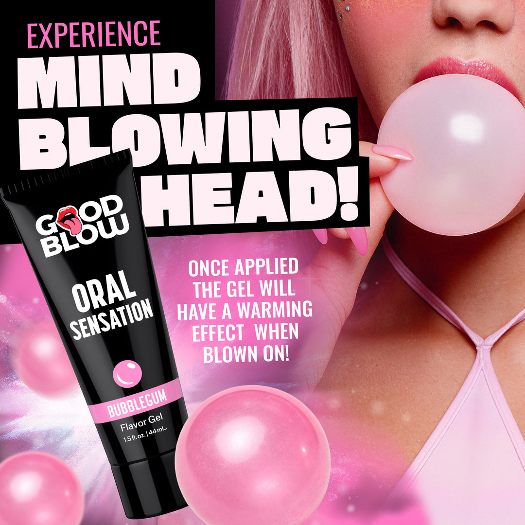 Good Blow Bubblegum Warming Oral Sensation Gel
